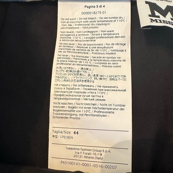 M by Missoni Dual Zipper Green Black Pencil Skirt - Italian 44 / US 8 - Picture 5 of 15